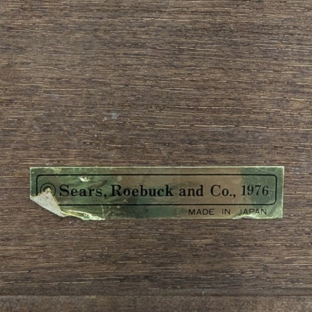 Vintage Sears Roebuck 1976 Japan Curio Cabinet Shadow Box Display Case 16.5x17" - Picture 5 of 12